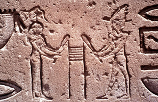Hieroglyphe im Horustempel von Edfu (©Dagmar Budde)